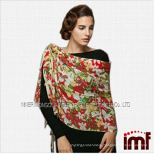 Lady Fashion Digital Printed Wool Shemagh Scarf